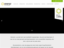 Tablet Screenshot of enerso.nl